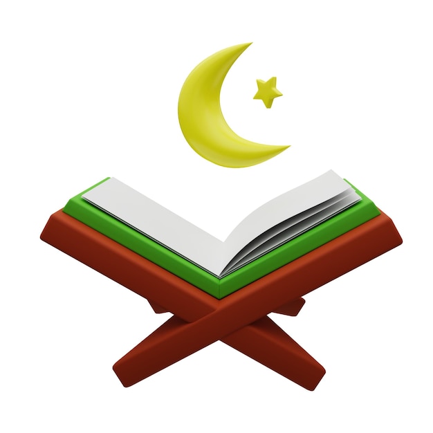 Photo 3d icon ramadan