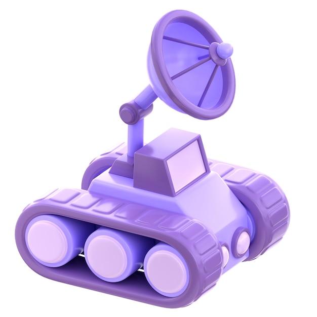 Foto icona 3d space rover illustrazione 3d elemento 3d rendering elementi grafici elemento di progettazione
