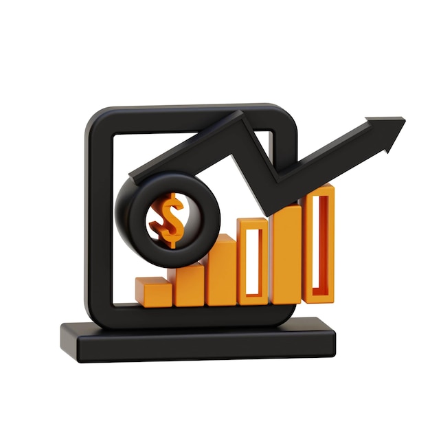 Photo 3d icon for your economic software