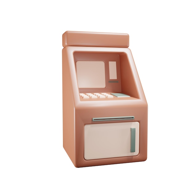 3D-icoon van de geldautomaat