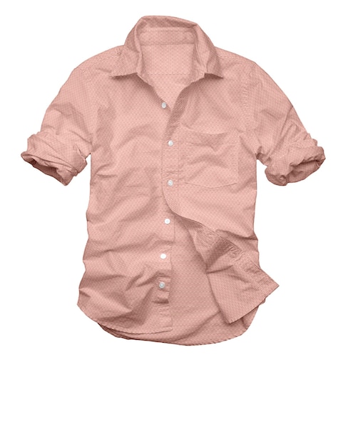 3D-illustratie Dobby Motif casual shirt voor mannen
