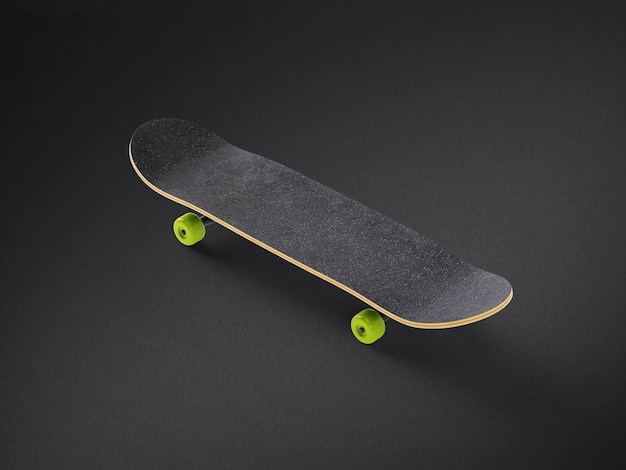 3D illustratie Skateboard geïsoleerd