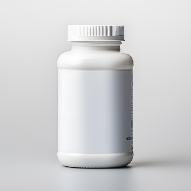 3D-illustratie van de verpakking van medicijnsuppe witte verpakkingszak winkelmodel productdemonstratie