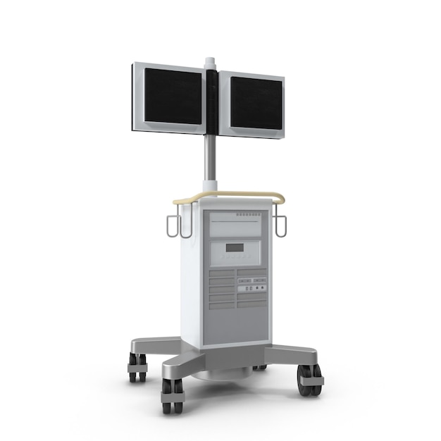3D-illustratie X-ray Medical View Station PNG 3D-rendering