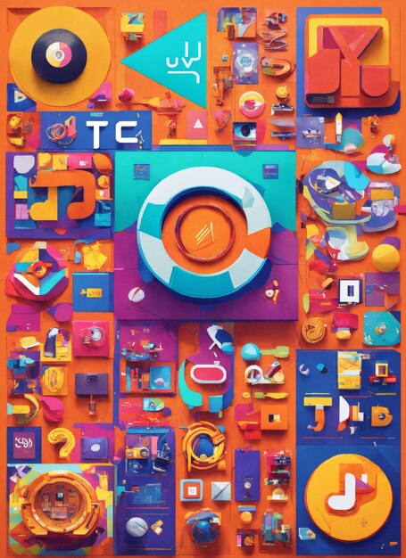 3d Illustraties behang