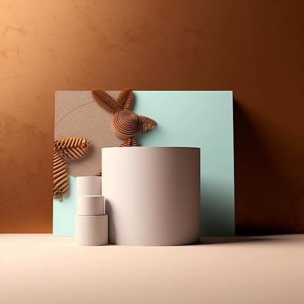 3d illustration 3d render advertising cosmetic exhibition form luxurious minimal minimalist