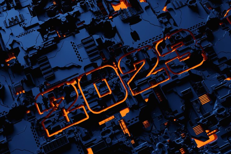 3 D イラスト抽象的な幾何学的な技術パターン 2023 年と未来的な技術ポストカード グランジ テクスチャ壁紙少年スポーツ テキスタイル服の幾何学的な繰り返し背景
