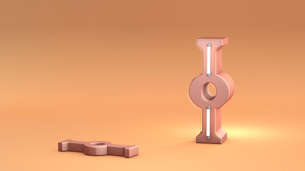 3d-illustration alphabet-beige-background-yemen