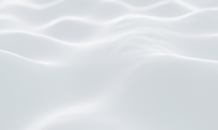 Photo 3d illustration blurred abstract white snow background