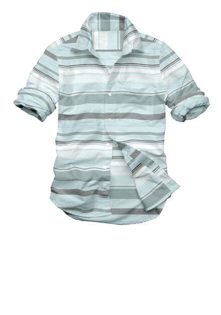 3D illustration boy causal shirt with cotton material soft finishing