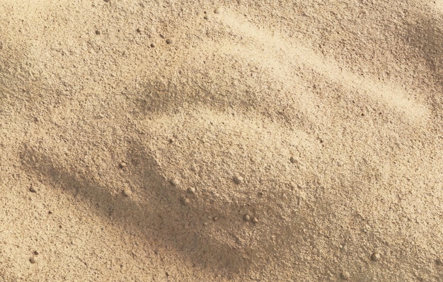 3d illustration of brazil flag on sandy surface