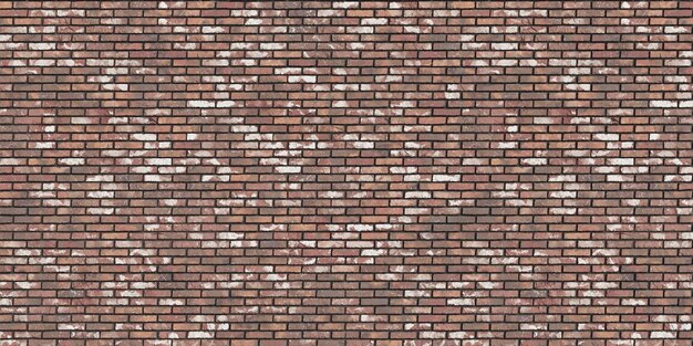 3d illustration of bricks wall texture in interior and architecture background