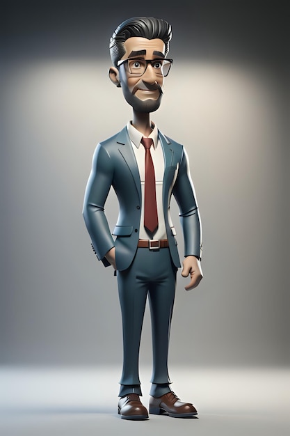 3D-иллюстрация персонажа, созданная с помощью Generative AI