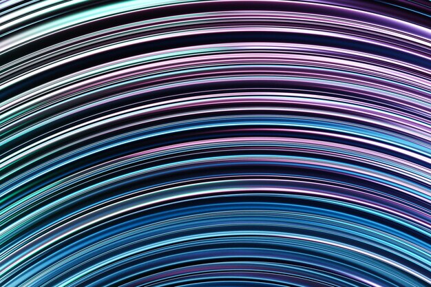 3d illustration of a colorful shapes Abstract glowing lines pattern