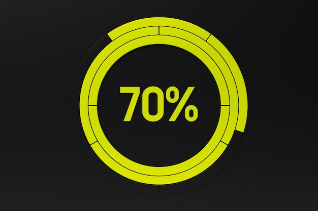 3d illustration control panel icon High risk concept on spedometer Credit rating scale