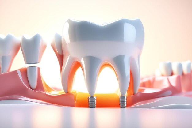 3d illustration of dentistry with toothbrush isolated with white paper background