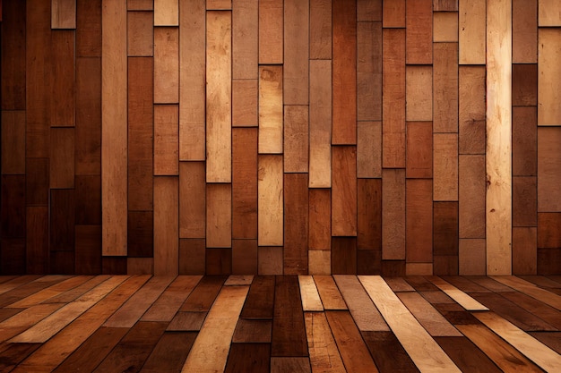 Contemporary Wood Slat wallpaper in light oak  I Love Wallpaper