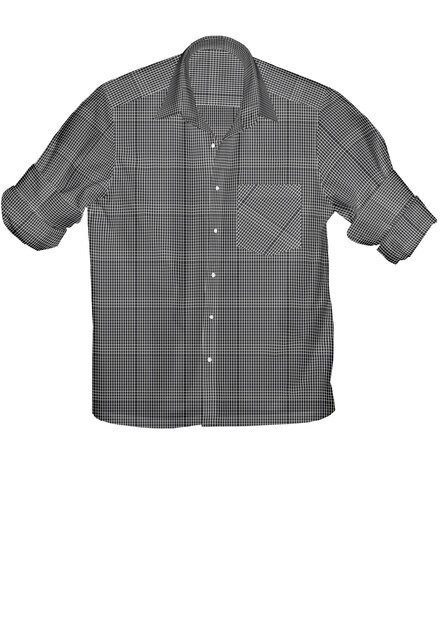 3D illustration formal shirt