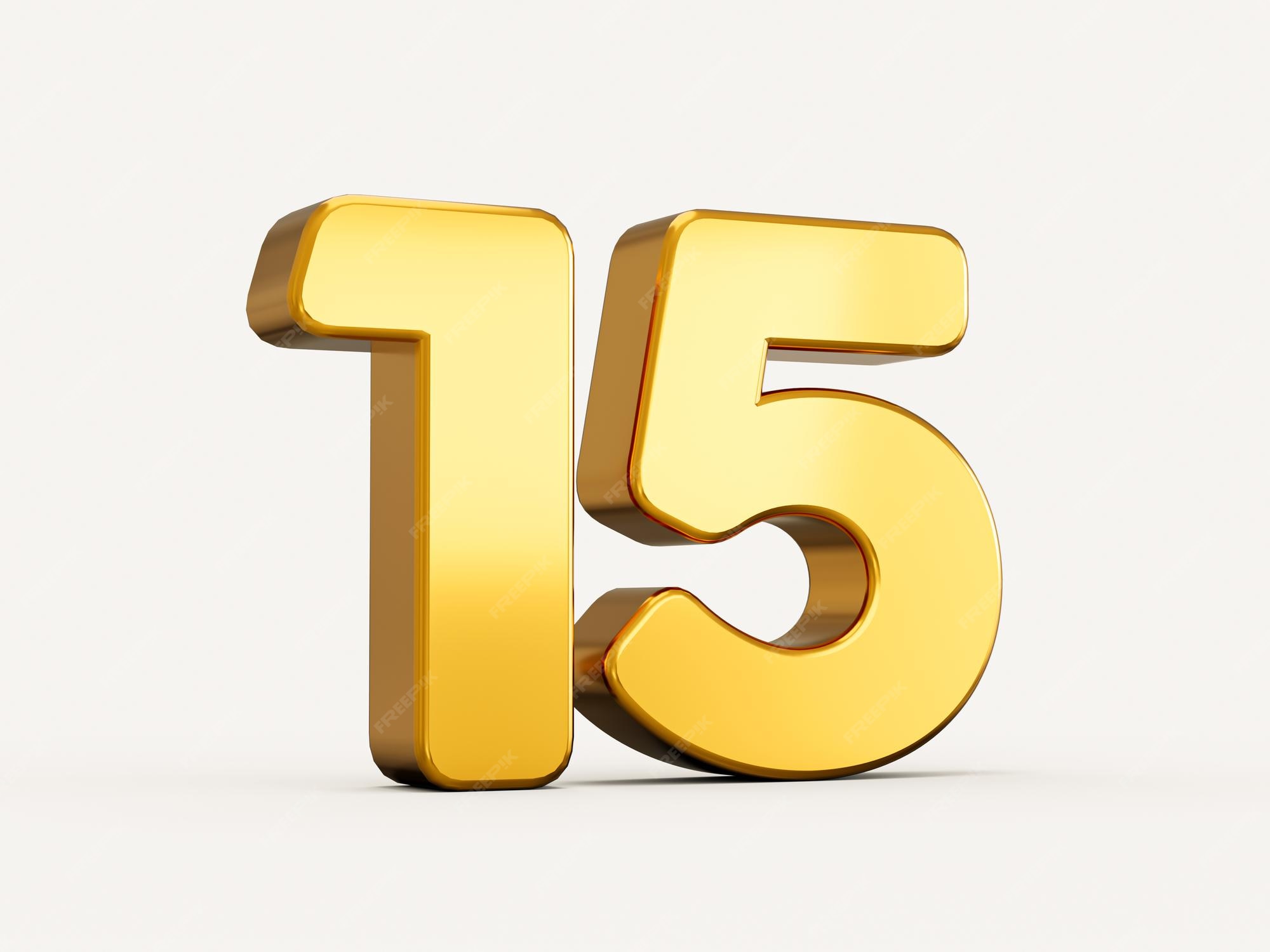 Premium Photo 3d Illustration Of Golden Number 15 Or Fifteen Isolated premium-photo-3d-illustration-of-golden-number-15-or-fifteen-isolated