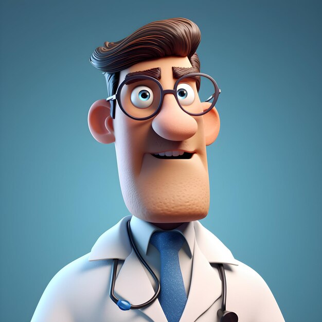 3D Illustration of a medical Doctor