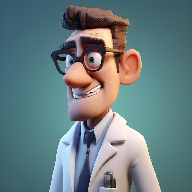 3D Illustration of a medical Doctor