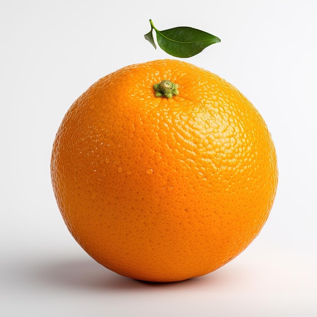 3d illustration orange isolated in white background