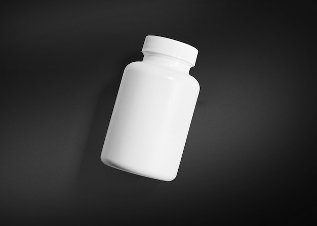 3D illustration Pills jar isolated