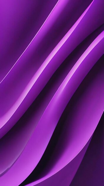 3d illustration purple stripes in the form of wave waves futuristic background