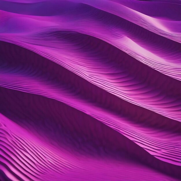 3d illustration purple stripes in the form of wave waves futuristic background