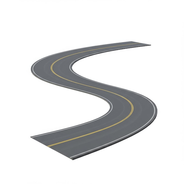 3d illustration of road
