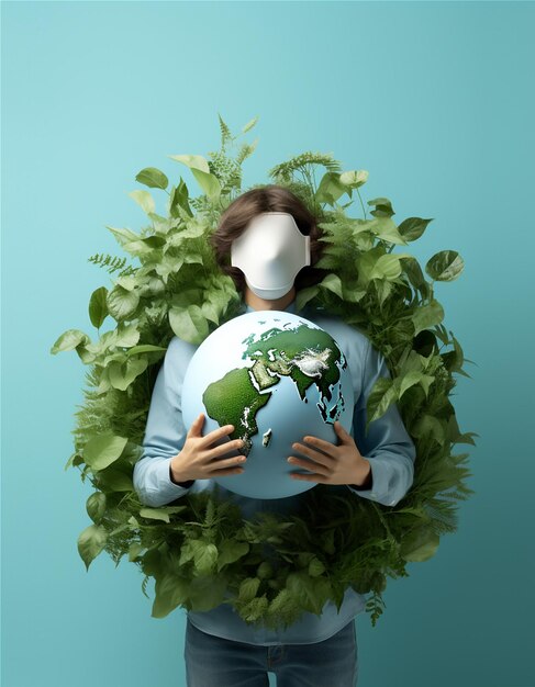 3D illustration for save the Earth