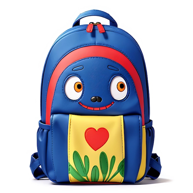 3d illustration of school backpack generative AI