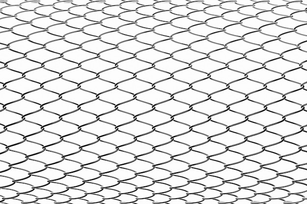 3D illustration  silver metal mesh. Bright contrast color hand drawn ornament textured background.