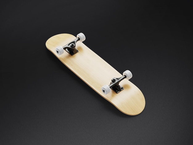 3D illustration Skateboard isolated