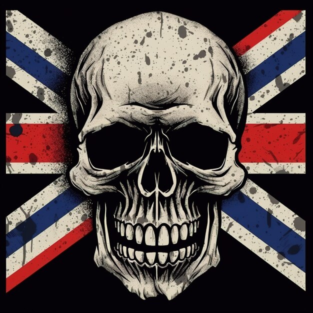 Premium Photo | 3d Illustration Skull Graphite Artwork Design