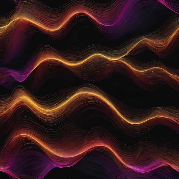 Photo 3d illustration sound wave abstract music pulse background sound wave graph of frequency and spectru