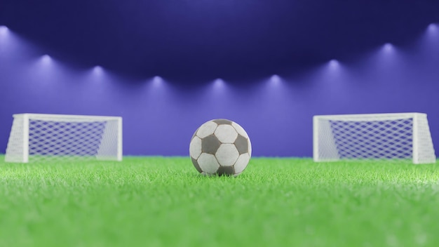 3d illustration sport background