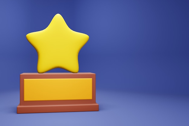 3d Illustration Star Award