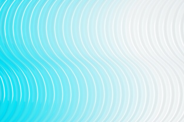 さまざまな色のステレオストリップの3Dイラスト。波に似た幾何学的な縞模様。