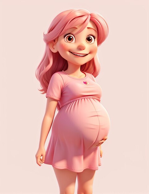 3d imagine a pregnant mom