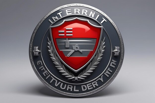 3d internet secuirty badge