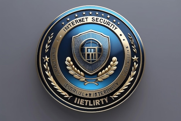 3d internet secuirty badge