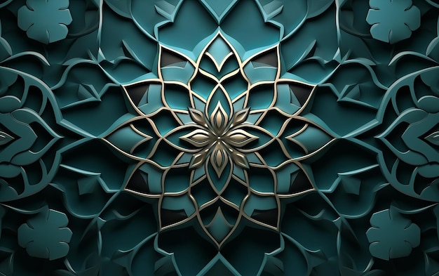 3D islamic_arabic_luxury_pattern_background