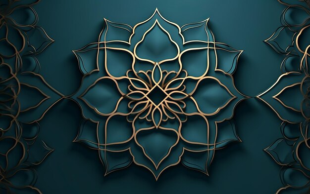 3D islamic_arabic_luxury_pattern_background