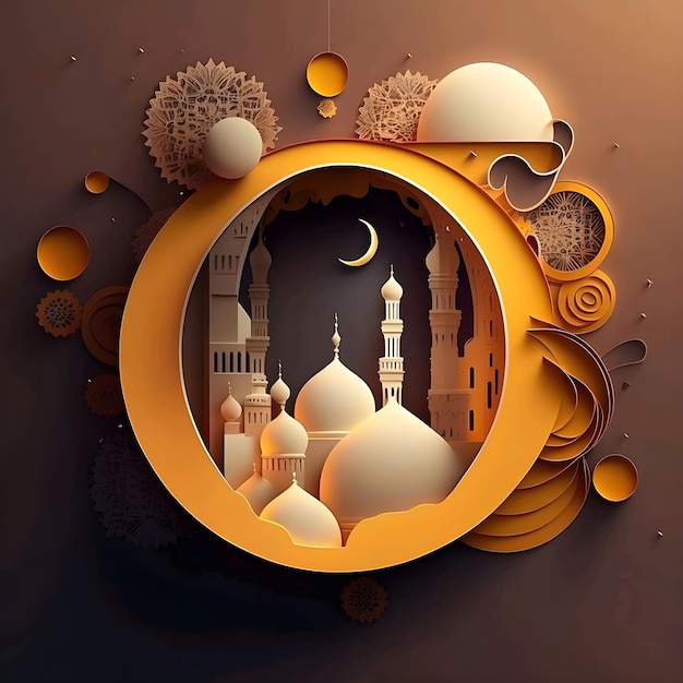 3d Islamic illustration