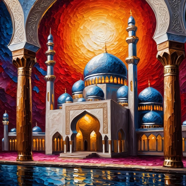 3d Islamic Ramadan painting