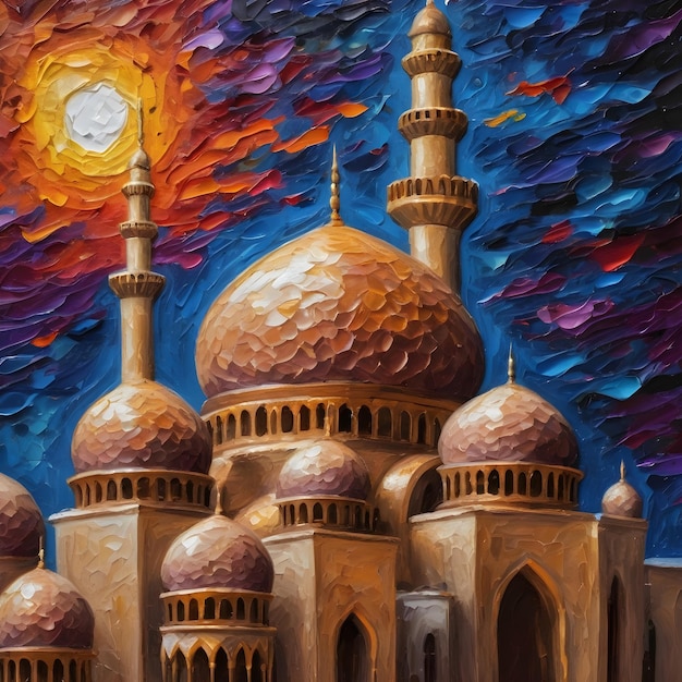 3d Islamic Ramadan painting