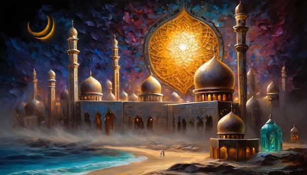 3d исламская картина Рамадана