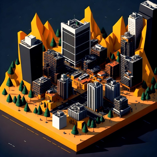 3d isometric buildings world top cities isometric buildings