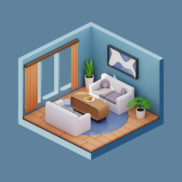 3d isometric isolated on background eps 12
